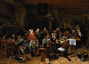 Jan Steen A company celebrating the birthday of Prince William III, 14 November 1660 china oil painting artist